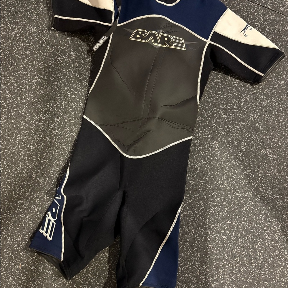 Shorty Wetsuit - Blue, Black and White